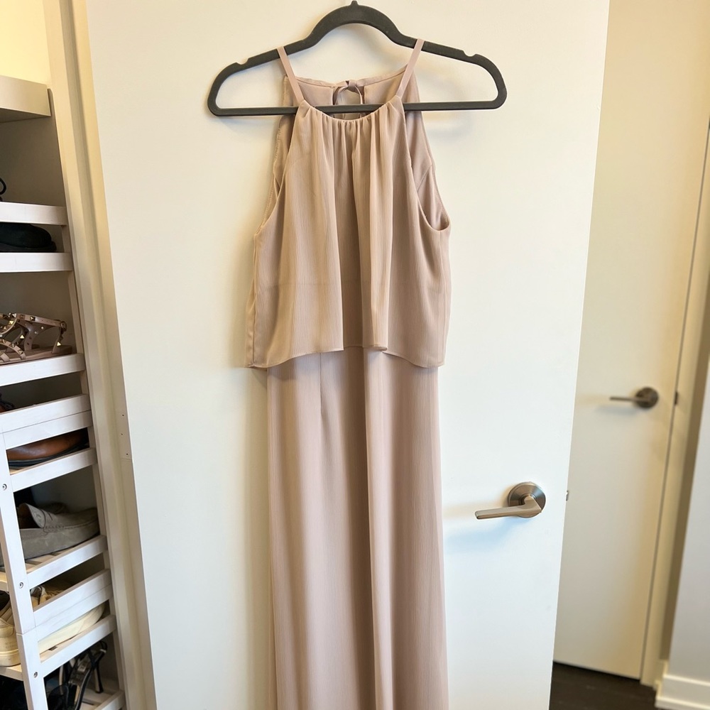 David's Bridal Chiffon Bridesmaid dress